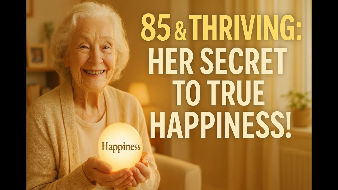 Grandma Drops the Mic The Real Secret to Happiness at 85! #ElderlyWisdom #SeniorMotivation