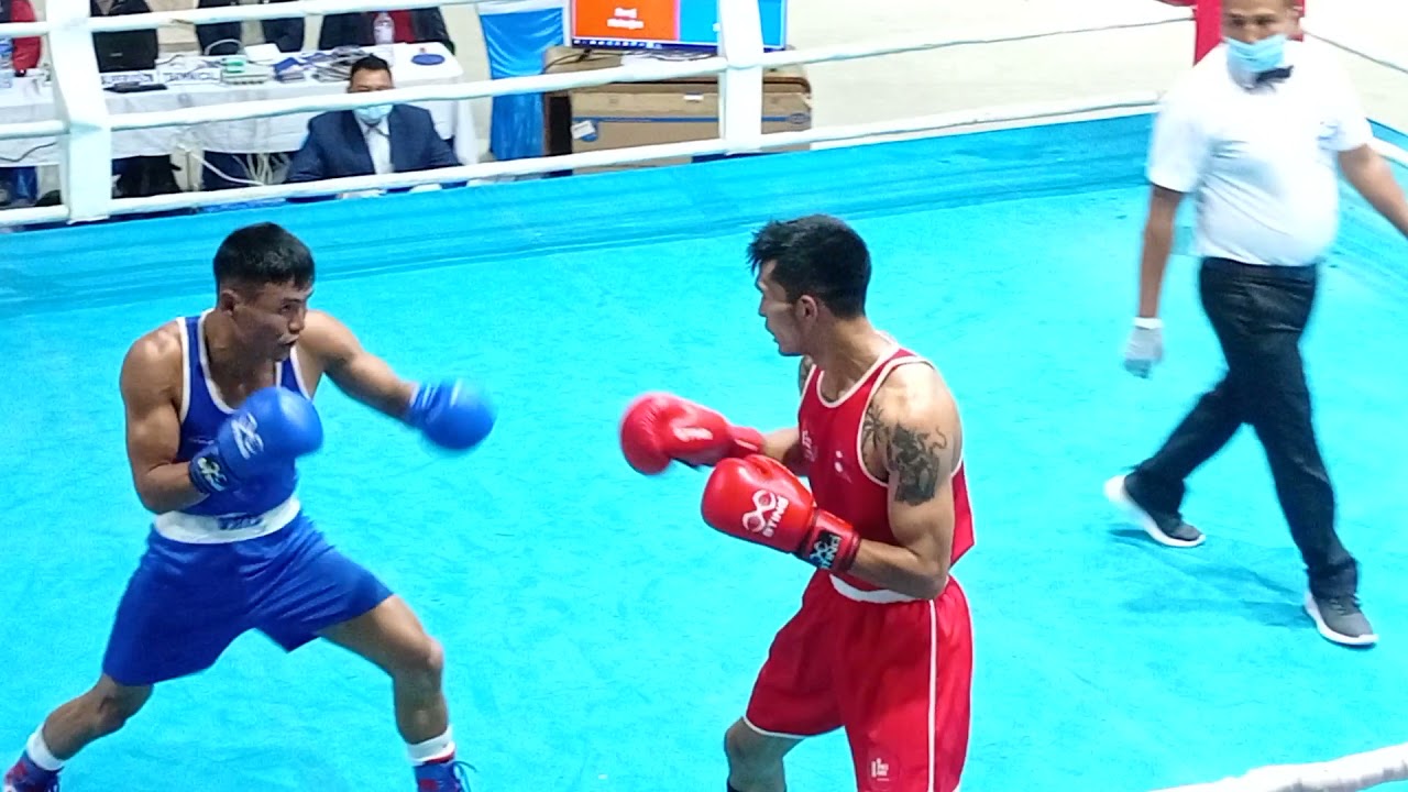SURAJ MAHARJAN (BOXMANDU) VS PURAN SUNUWAR (TAC) 57kg feather weight catagory PRAKASH DAHAL MEMORIAL