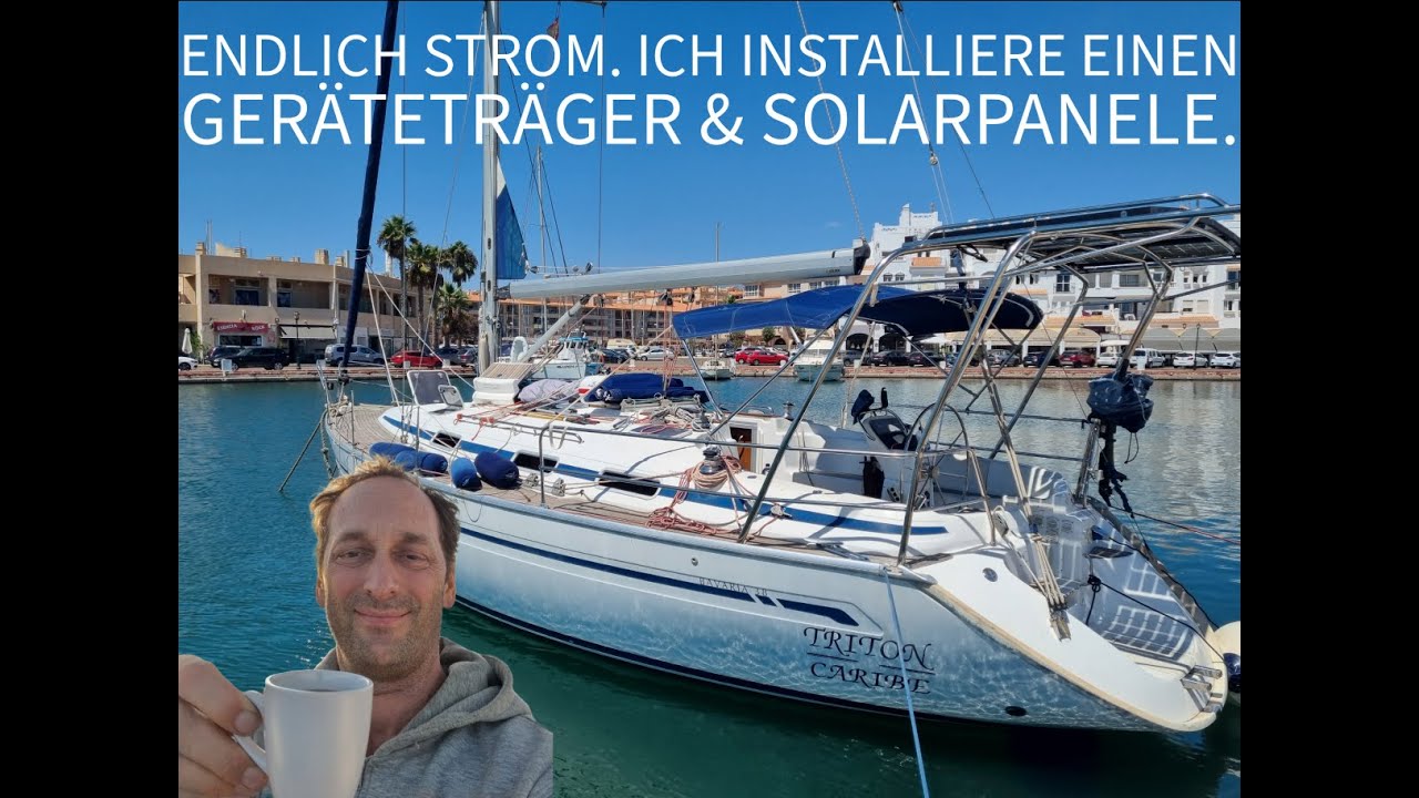 Endlich Strom. Wir installieren einen Geräteträger und Solar. Was braucht man und was kostet das?