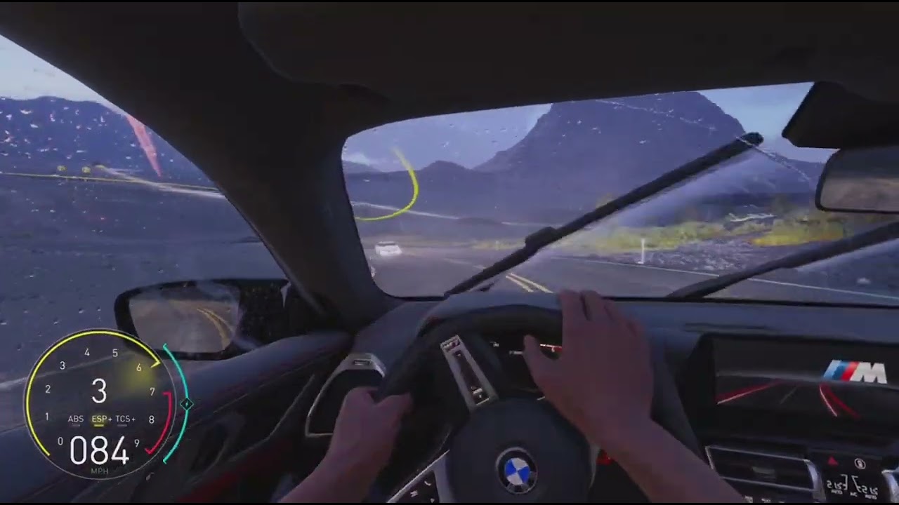 Running late to the Airport in a M8 Competition  