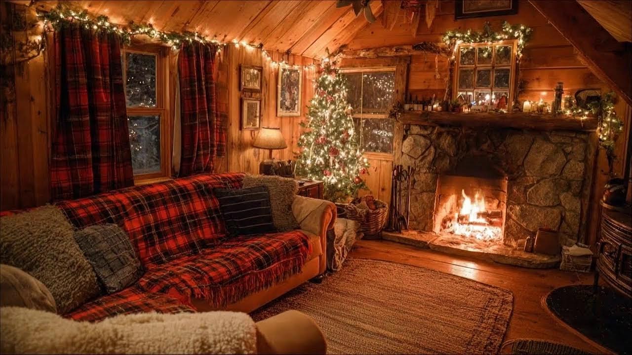 Midnight Cabin Jazz: Slow Melodies to Relieve Anxiety & Deepen Sleep 🌙
