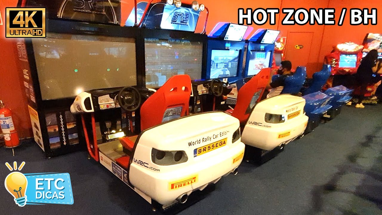 Walking Tour - Belo Horizonte, Brazil 2022 - HOT ZONE Arcade Games and Entertainment | ETC Dicas