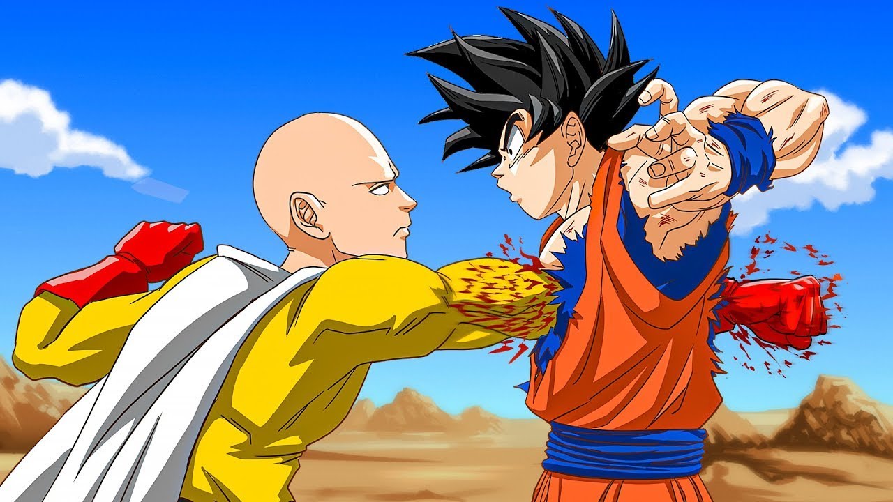 E se o HOMEM DE UM SOCO SÓ lutasse contra GOKU?