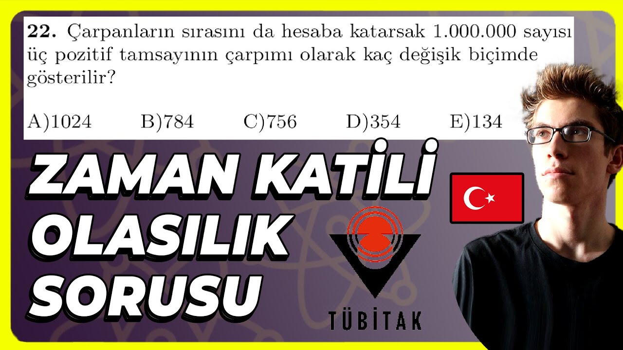 Zekice Sorulmuş Olasılık Olimpiyat Sorusu (1993 - Tübitak)