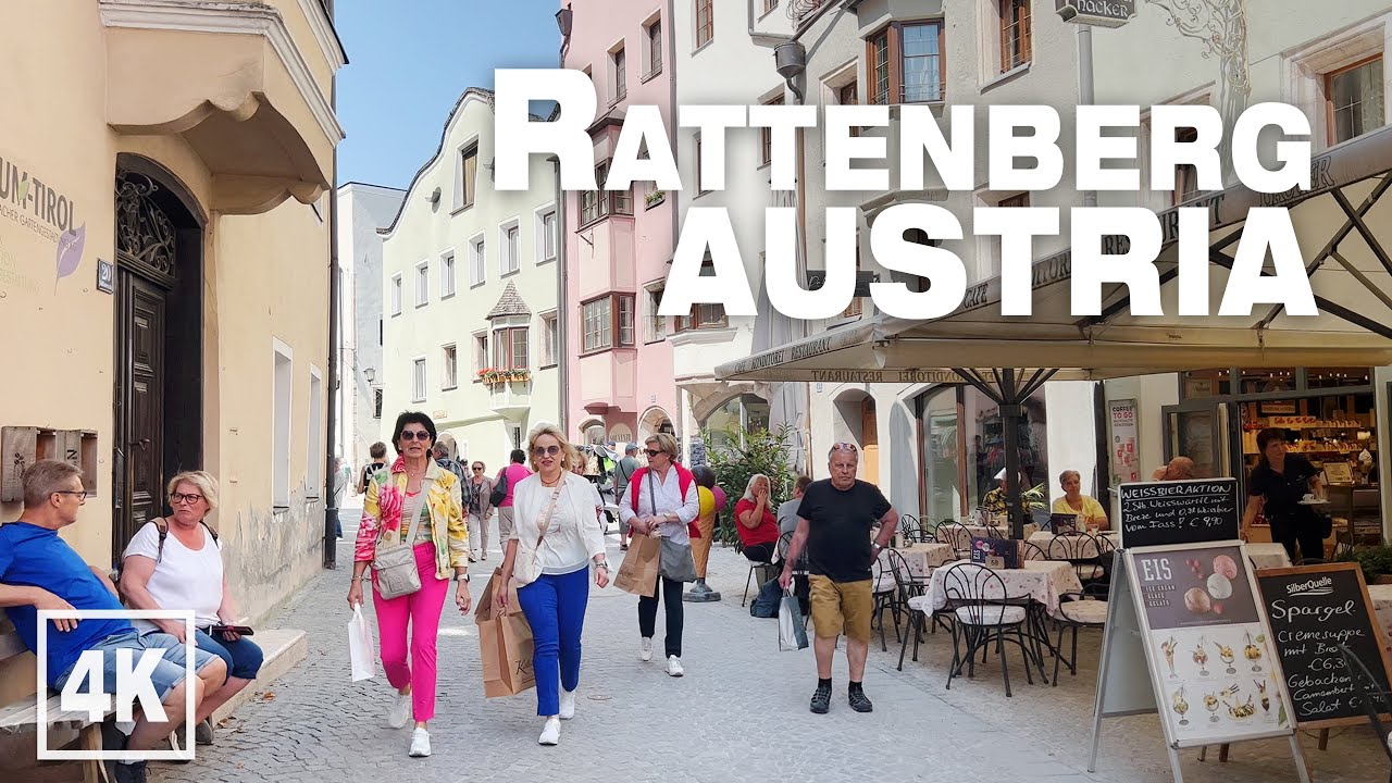 Rattenberg Medieval Town AUSTRIA 2023 • 4K 60 fps HDR ASMR