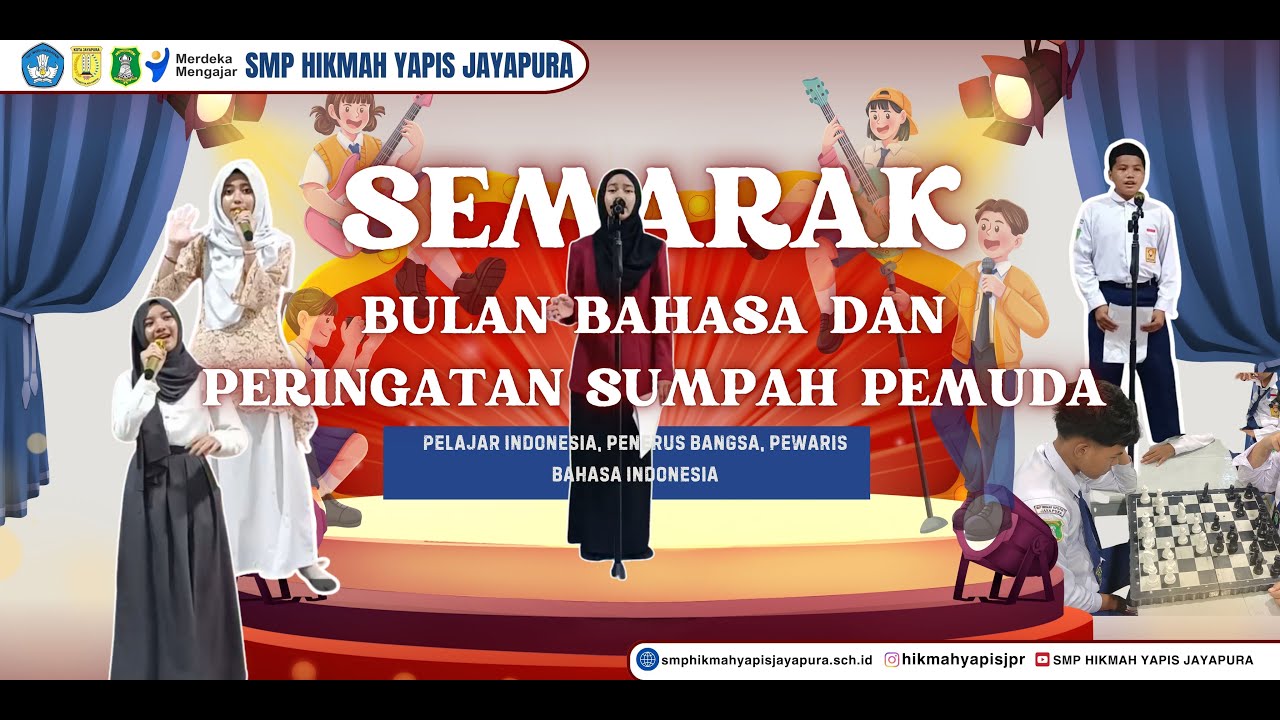 Semarak Bulan Bahasa & Sumpah Pemuda SMP HIKMAH YAPIS JAYAPURA