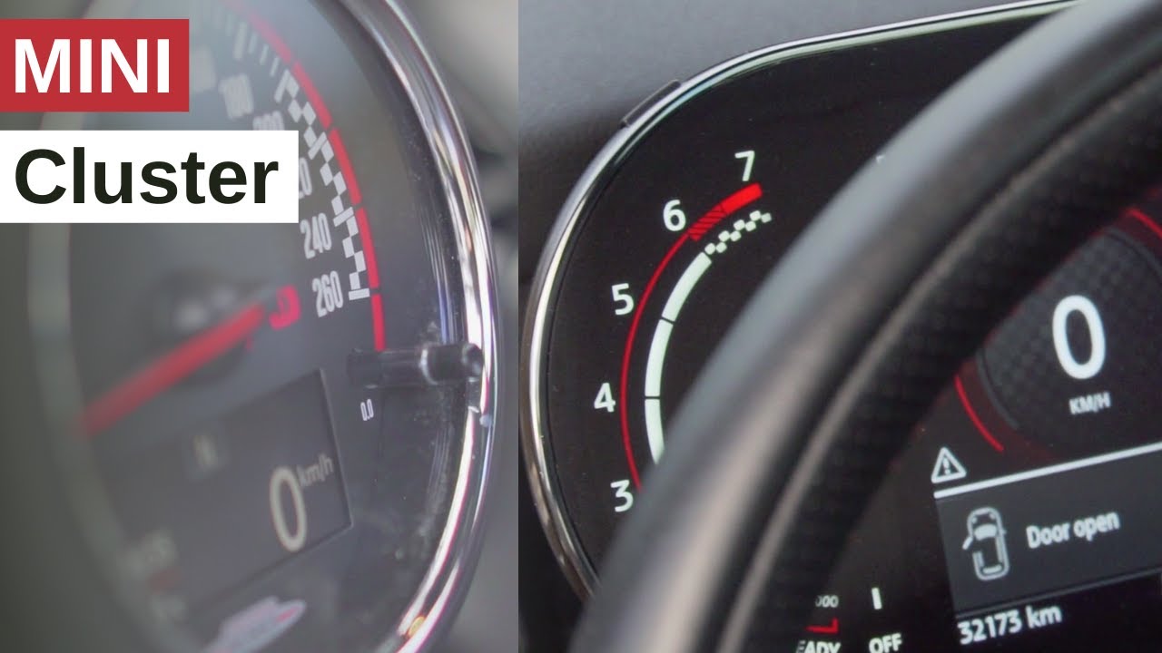 New MINI DIGITAL CLUSTER verses OLD
