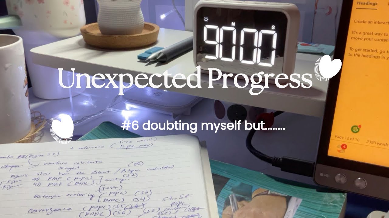 I Kept Doubting Myself… Then Finished 2 Thesis Chapters | Thesis Journey (#6)