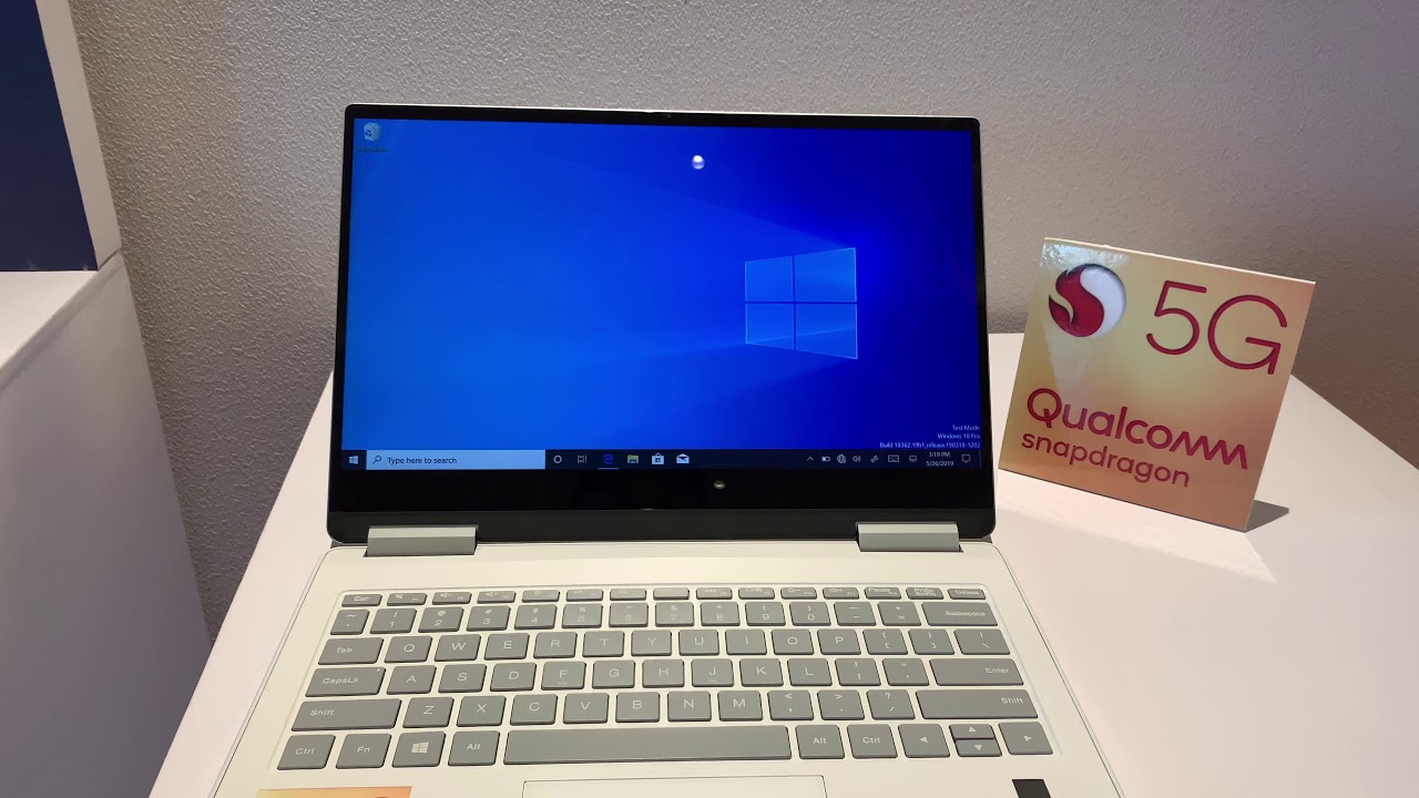Lenovo 5G PC with Qualcomm Snapdragon 8CX at Computex 2019