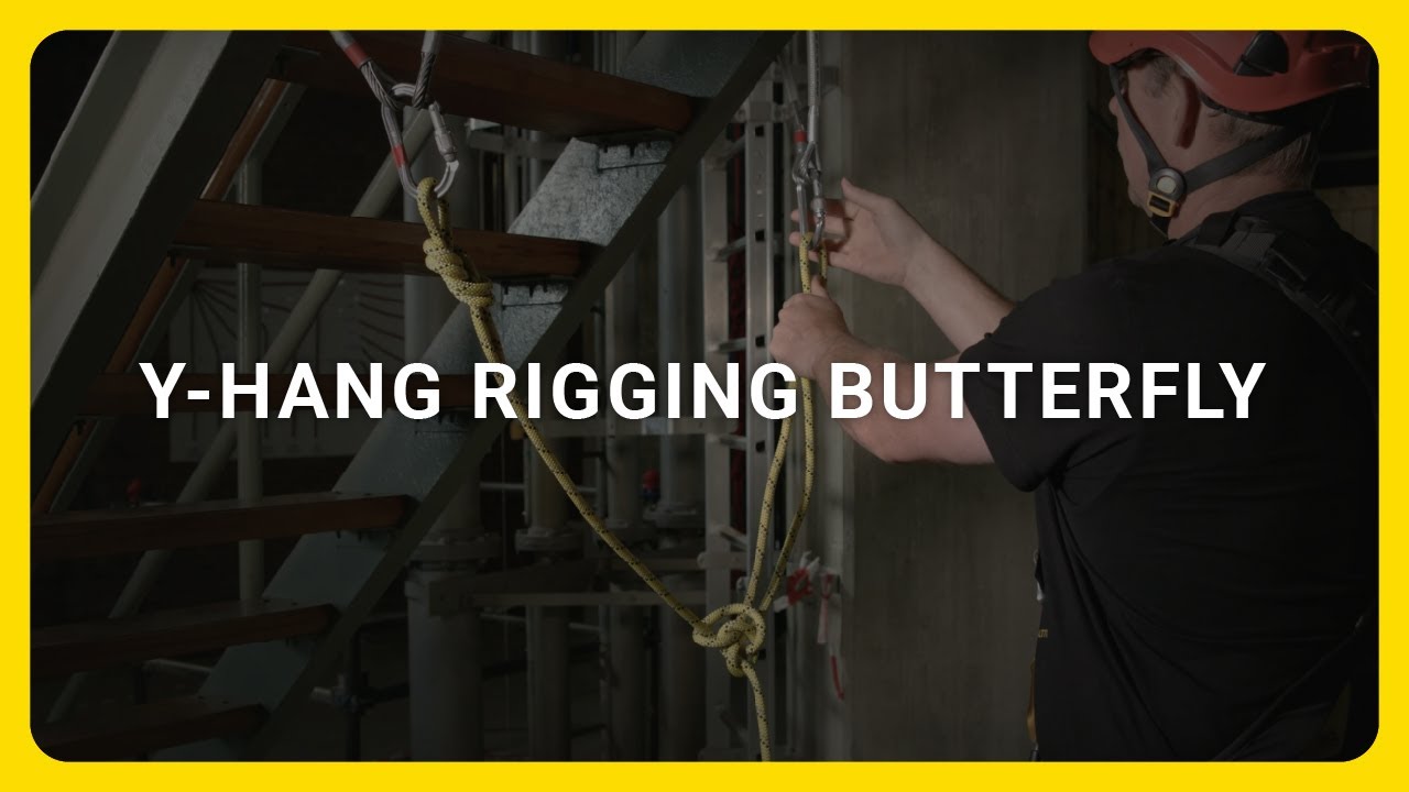Y-hang rigging butterfly  - Rope Access [instructievideo]