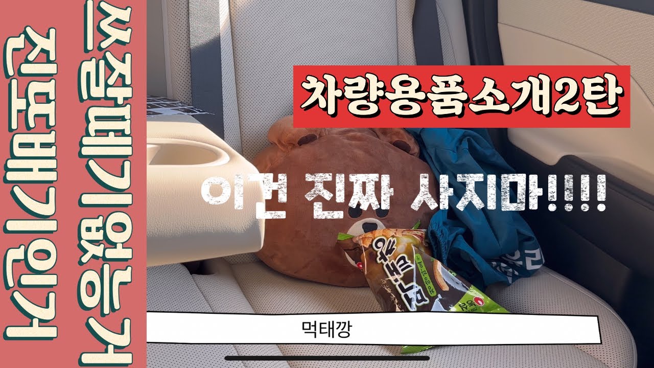 코나 차량용품 이상한거 많이 사는편 그중에 진또배기 찾기 [메이튼]