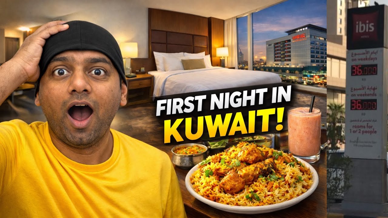 Kuwait Hotel Room Tour 🏨 | Food Order & First Stay Experience | GoWithPintu | Vlog 02