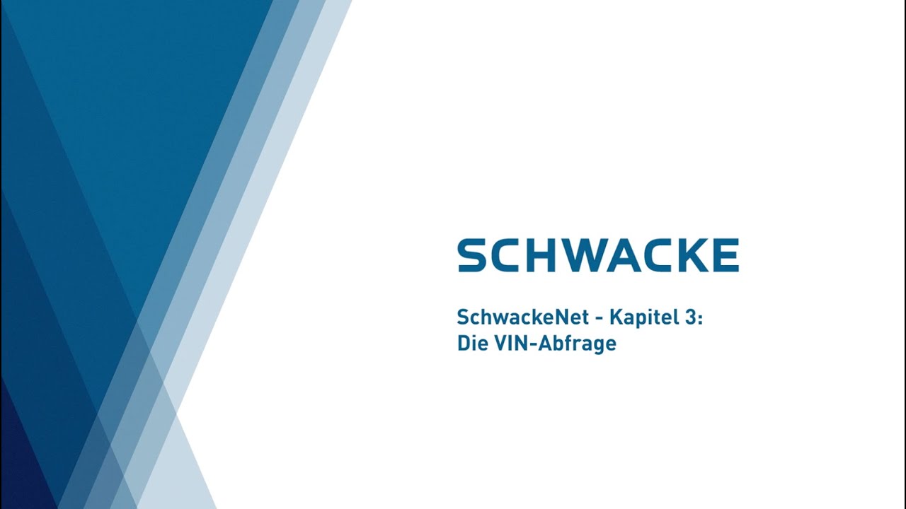 SchwackeNet VIN Abfrage