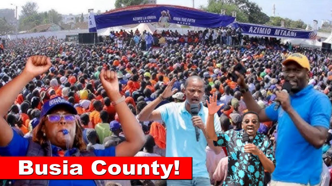 Sifuna, Babu Owino,James Orengo Winnie Odinga, ODM MPs Mega Rally in Busia after ditching Ruto!🔥