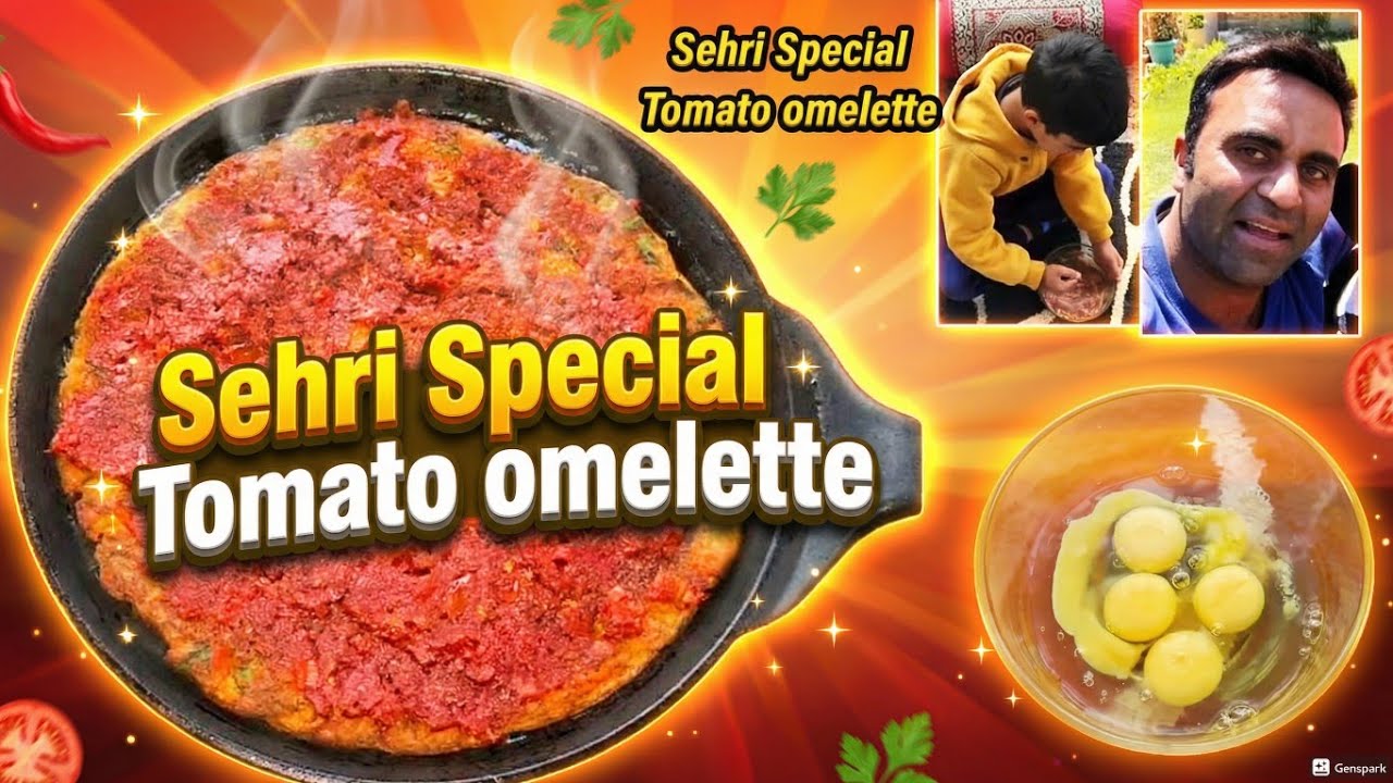 Sehri Special Omellete With Tomatoes | Kamaal Ki Dish Sehri Ke Liye
