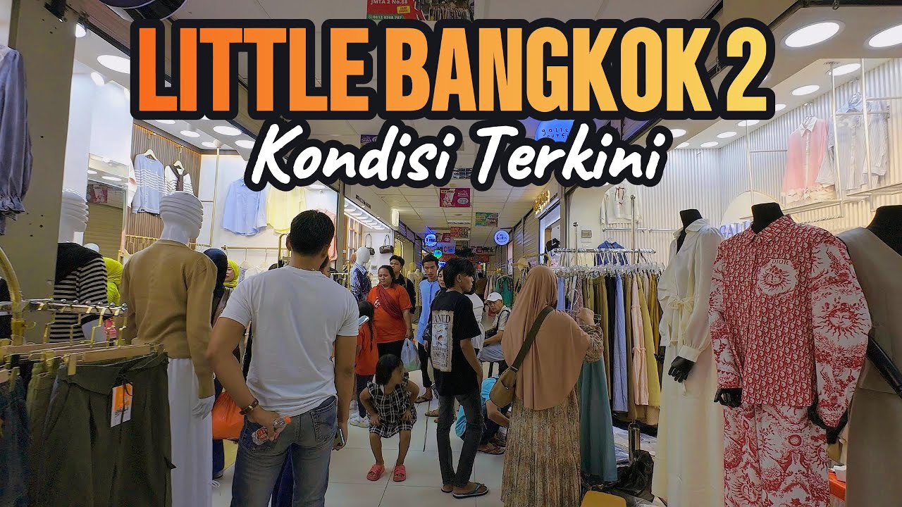 KONDISI TERKINI LITTLE BANGKOK 2 DI JEMBATAN METRO TANAH ABANG LANTAI 2