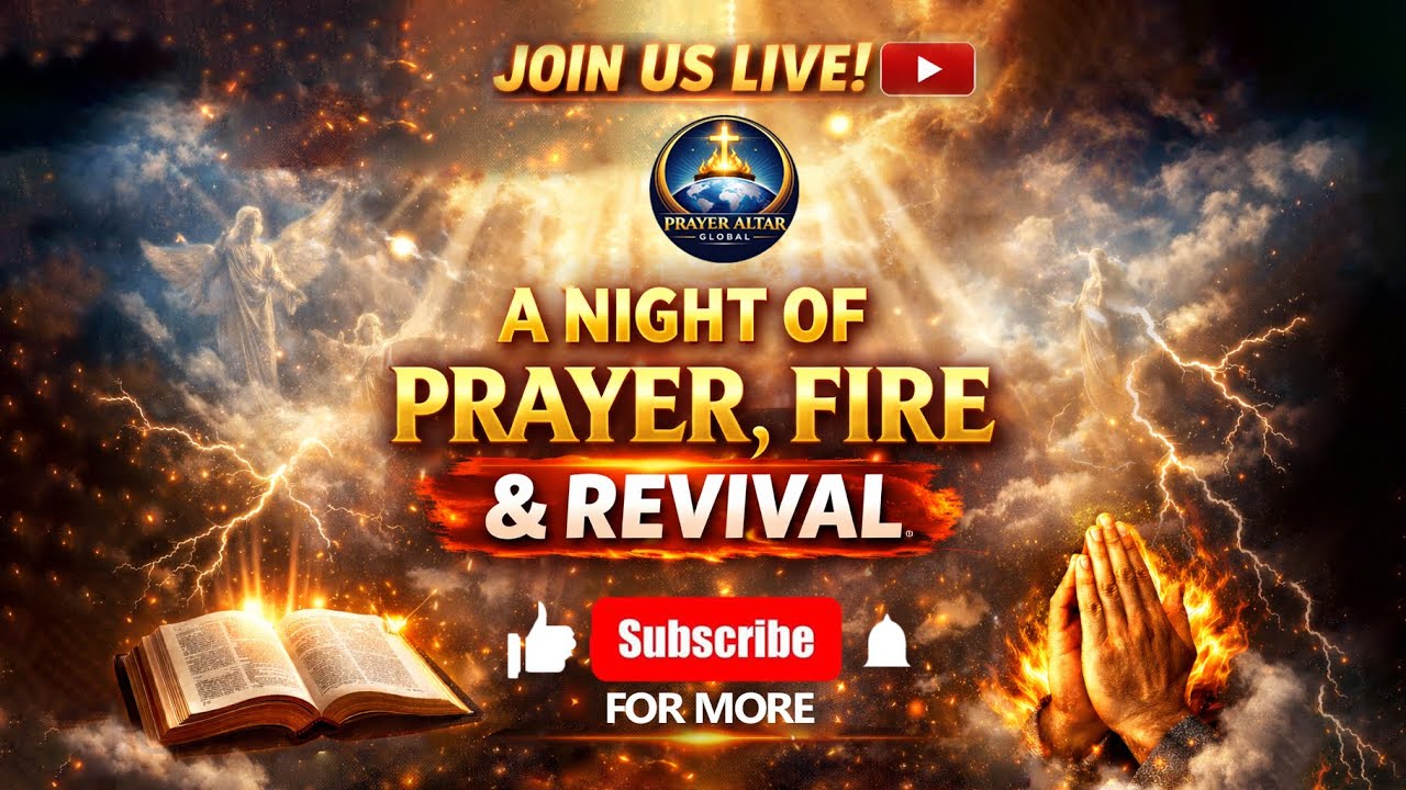 🔴 LIVE | Prayer Altar Global – A Night of Prayer, Fire 🔥 & Revival