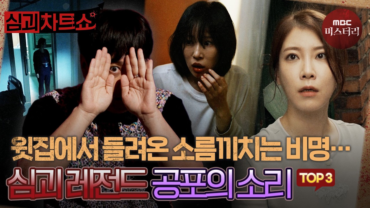 [심괴차트쇼] 귓가를 괴롭히는 기괴한 소음.. 레전드 공포의 소리 TOP3  #심야괴담회 #심괴 #midnight #horrorstory MBC250720방송