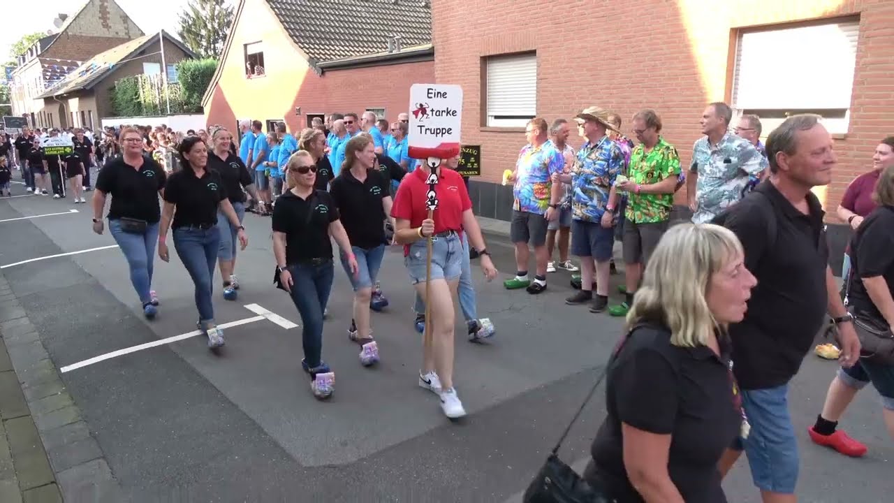 Schützenfest in GV-Neurath der Sternmarsch am 11. 09. 2023