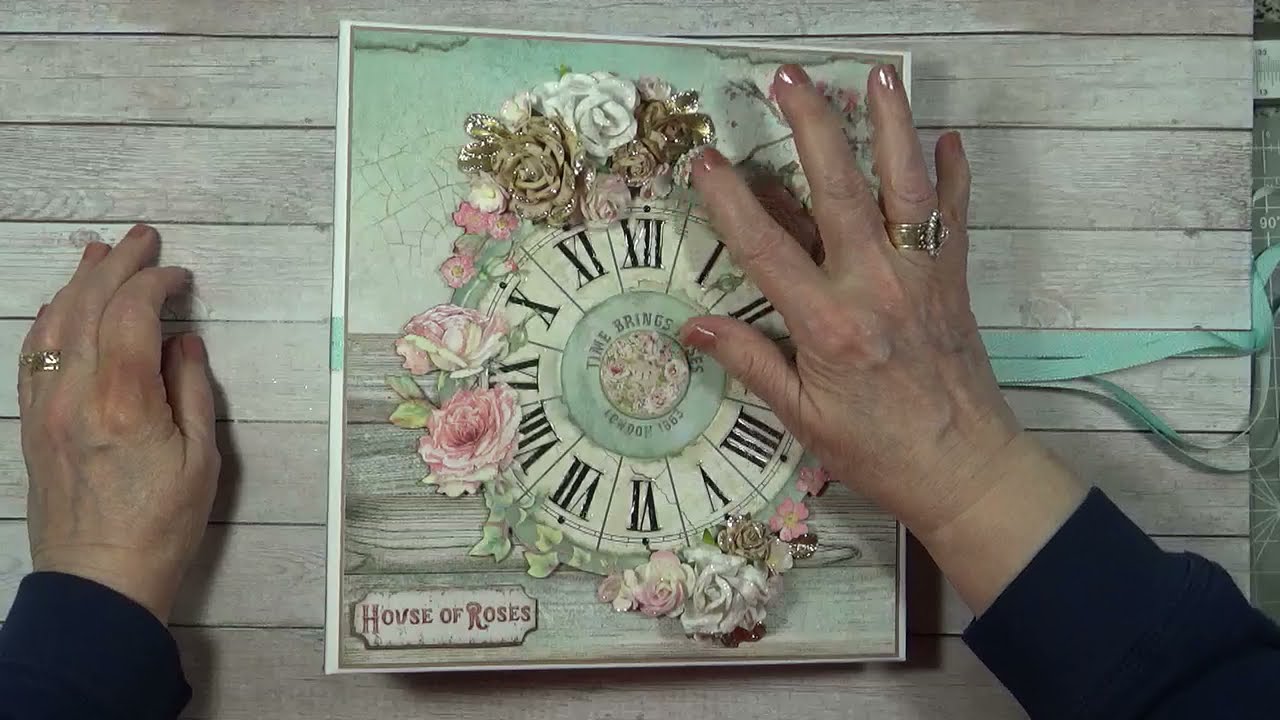 Stamperia's House of Roses Handmade Chipboard Album