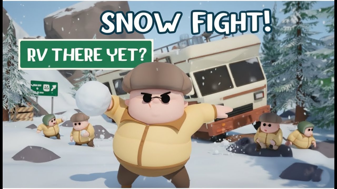 Snow Fight Gone Wrong ❄️ | RV There Yet With Friend || @DESI-DUO_GAMING