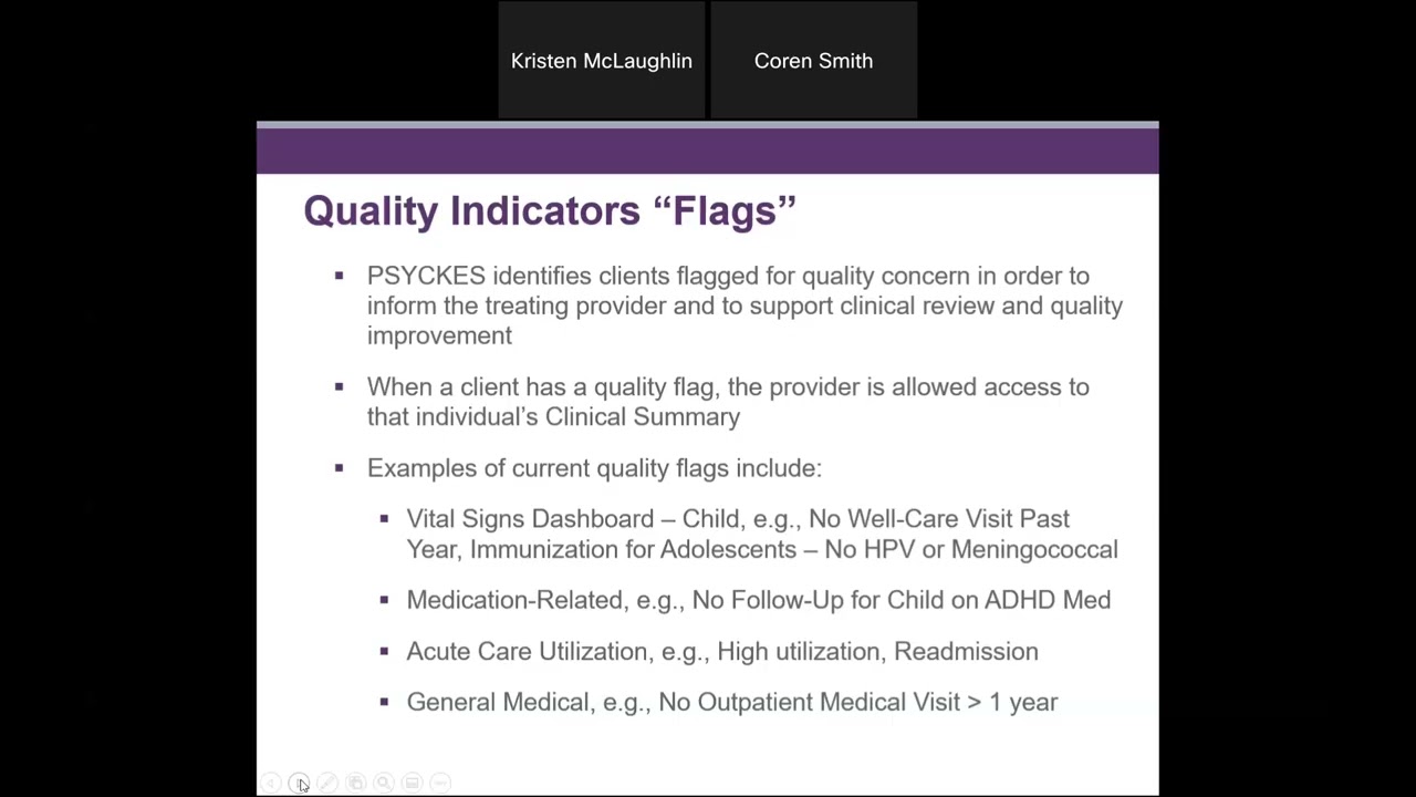 Using PSYCKES for Clinical Care and Care Coordination