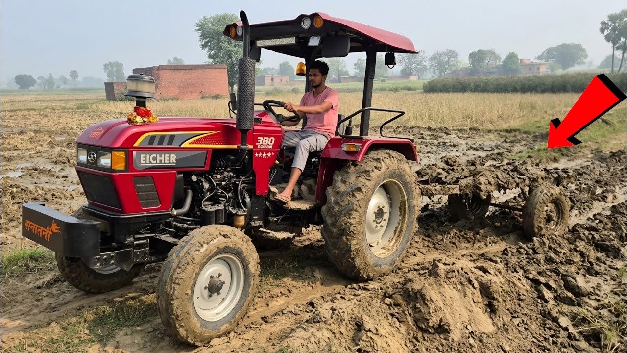 Tractor Life Vlog 🚜 Mini Trolley Hay Transport Day