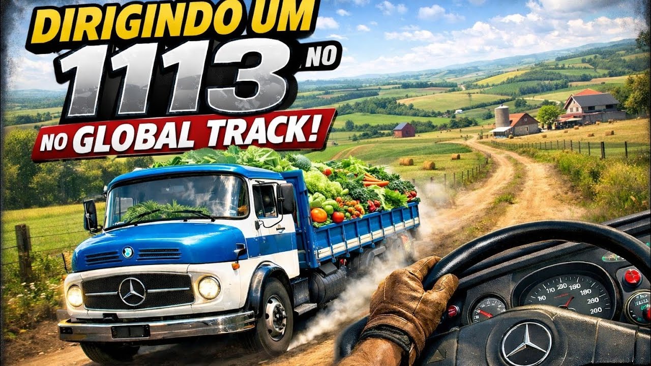 DIRIGINDO UM 1113 CHEIO DE VERDURA NA ESTRADA DE TERRA 😱🌽