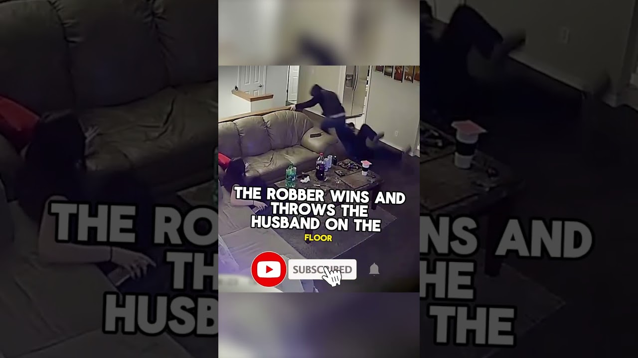 Man Fights Off Armed robber for his wife! 🥺❤️ #shorts