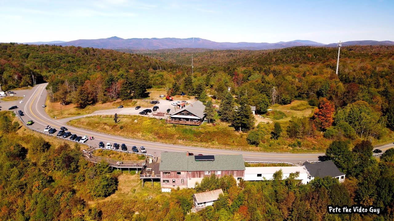 Hogback Mountain Country Store/Beer Naked Brewery 9/20/25 Marlboro,VT drone video #31 4k video