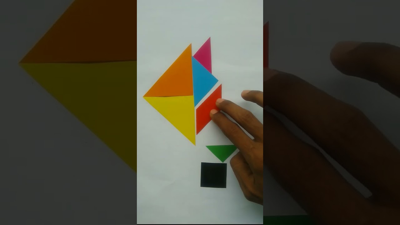 Tangram Fish #short #shorts #videoshort #puzzle #tangram