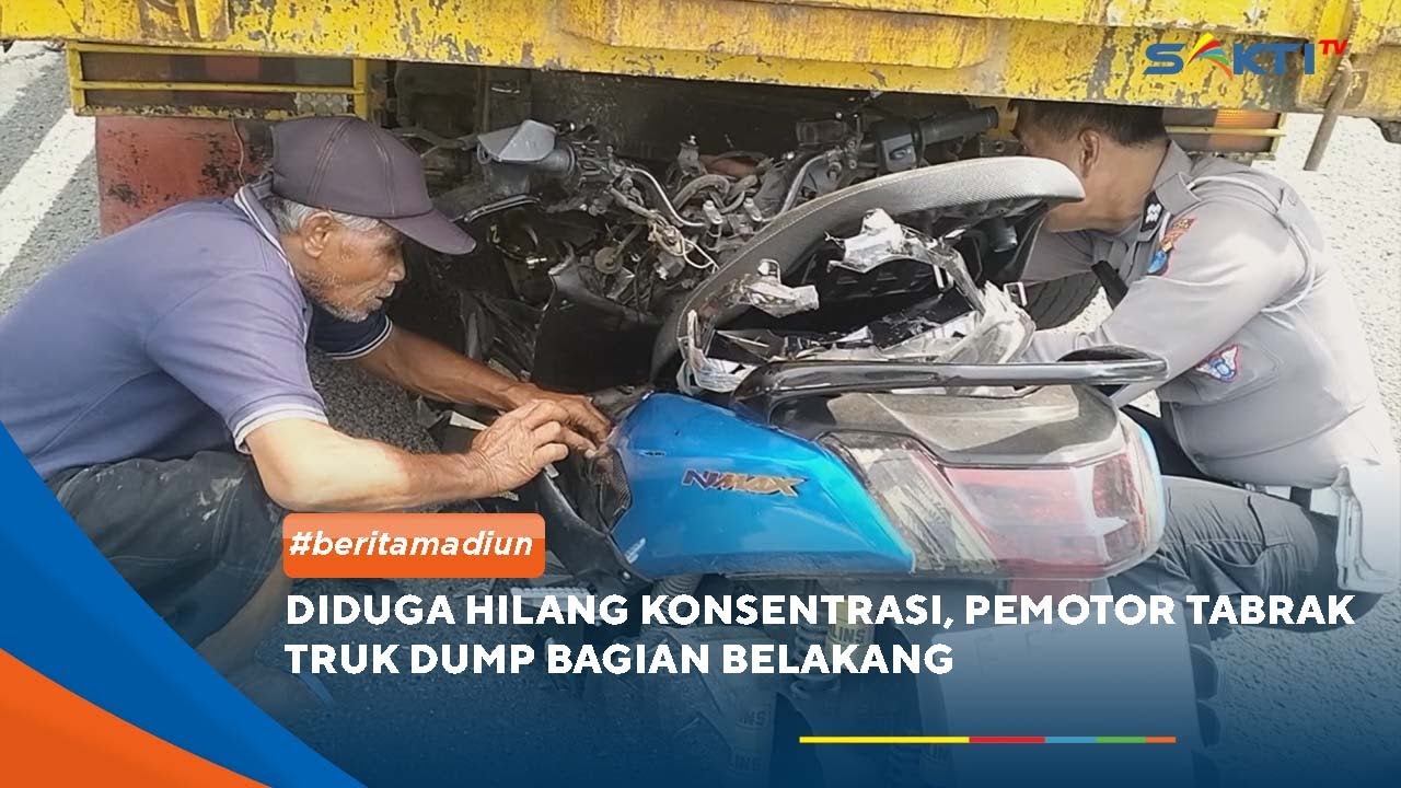 MADIUN - Tragis! Pelajar Asal Ngawi Meninggal Setelah Tabrak Truk di Jalan Basuki Rahmad Madiun