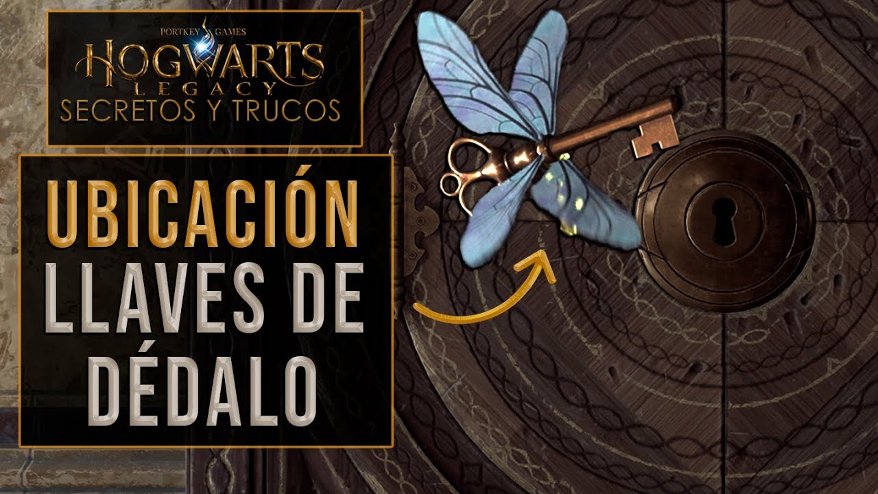 Ubicación de TODAS las LLAVES DE DÉDALO (Cofre de la casa) - Secretos y Trucos de Hogwarts Legacy 3