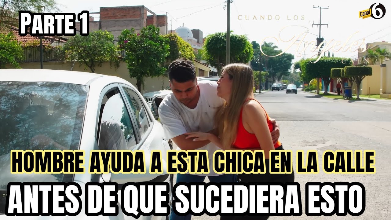 Hombre ayuda a esta chica en la calle antes de que sucediera esto CUANDO LOS ÁNGELES CAEN 