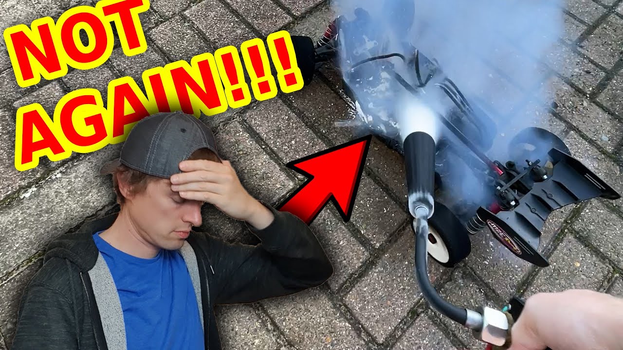 100mph RC Car Blew up AGAIN!!! Another XLX2 up in smoke :(