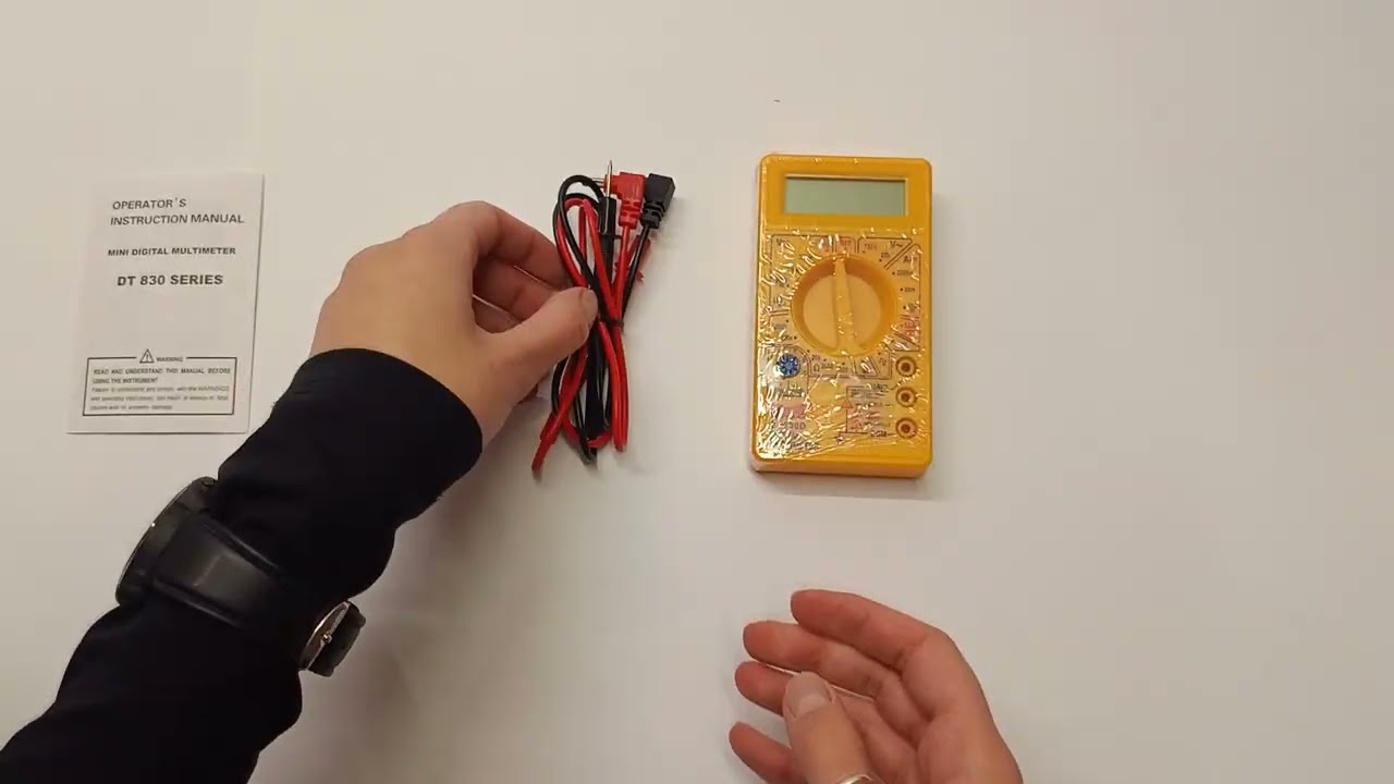 Відео огляд: Мультиметр HAOYUE DT830D yellow