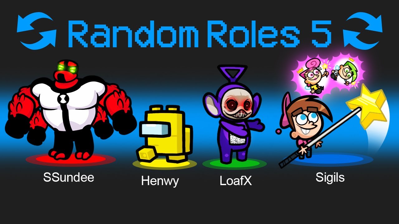 *NEW* RANDOM ROLES 5 in AMONG US!