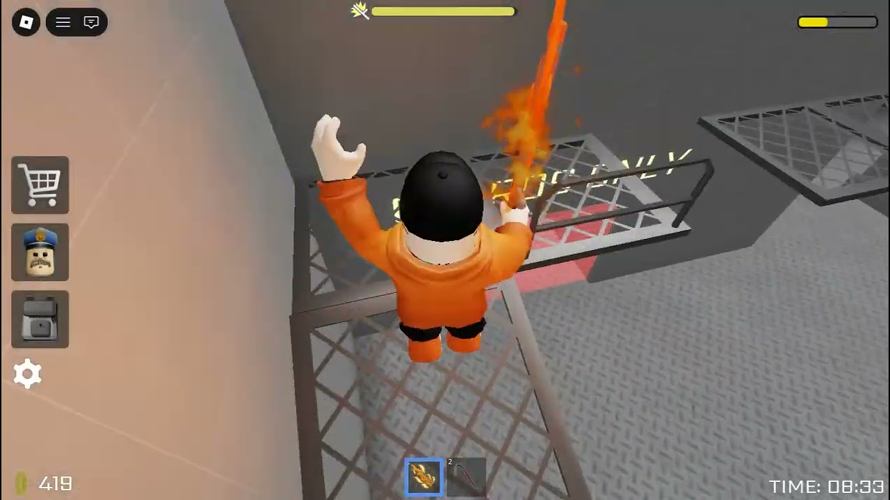 the alien attack in barrys prison