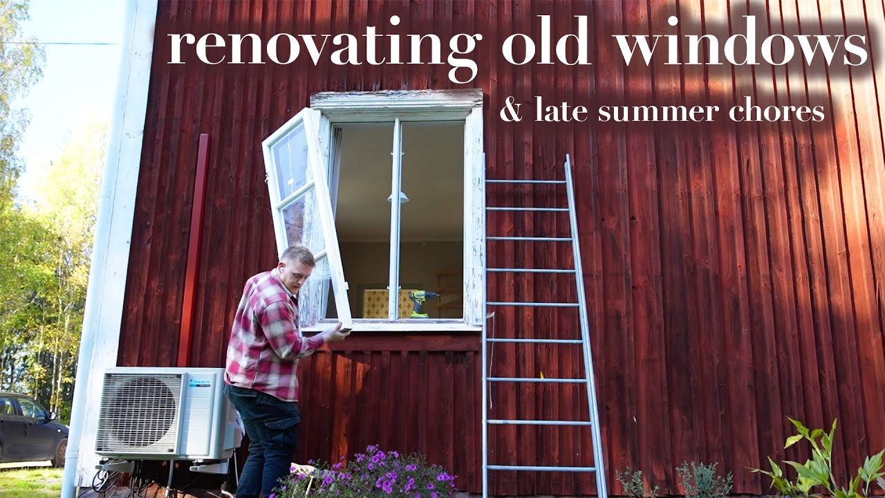 house renovations + garden chores in our old Swedish home