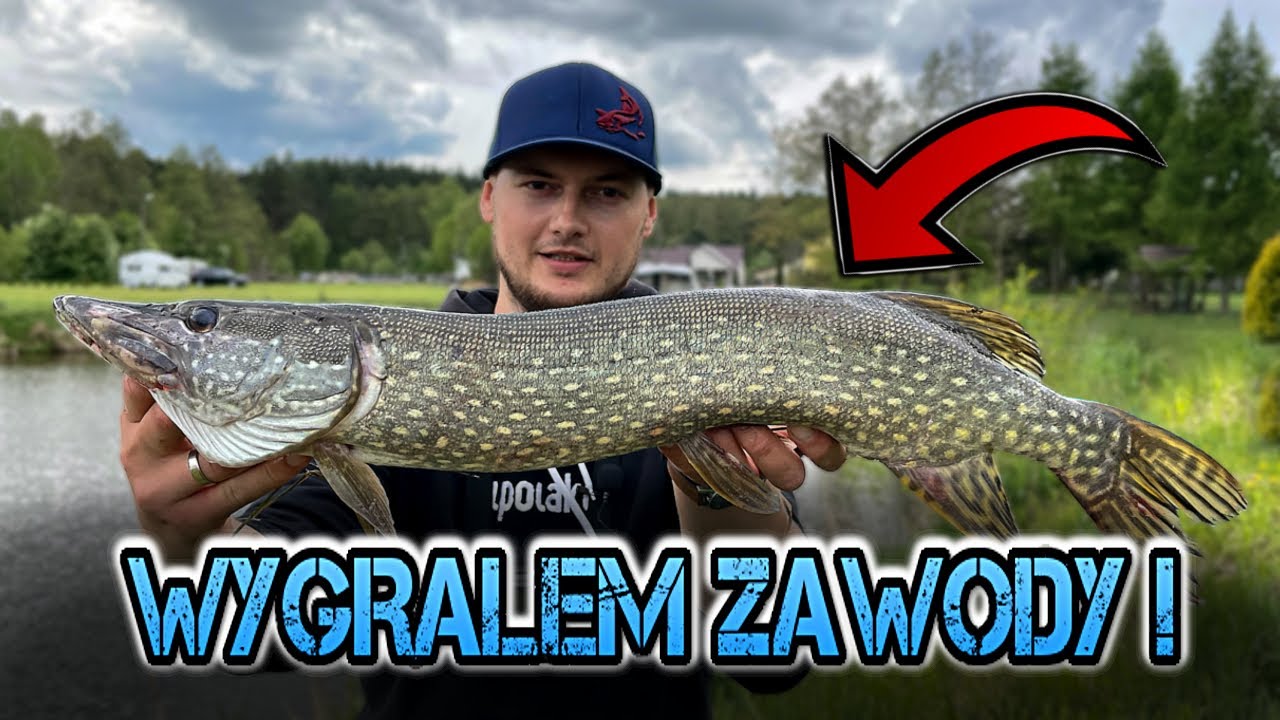 WYGRAŁEM Zawody WĘDKARSKIE ! 1 miejsce ! SZCZUPAKI na Jerki