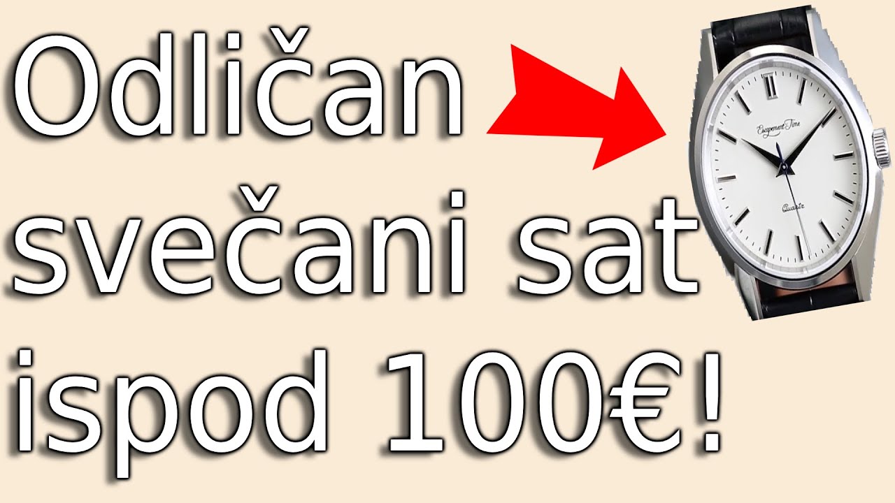 ⌚Escapement Time svečani sat - fantastičan svečani sat ispod 100&euro;! Otpakivanje i recenzija (4K)⌚