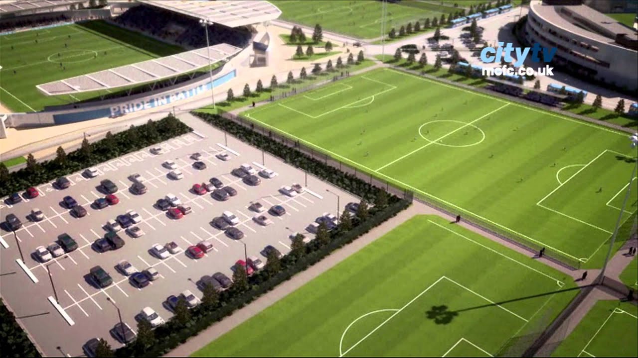 Manchester City's proposed Youth Development and First Team training centre fly-through