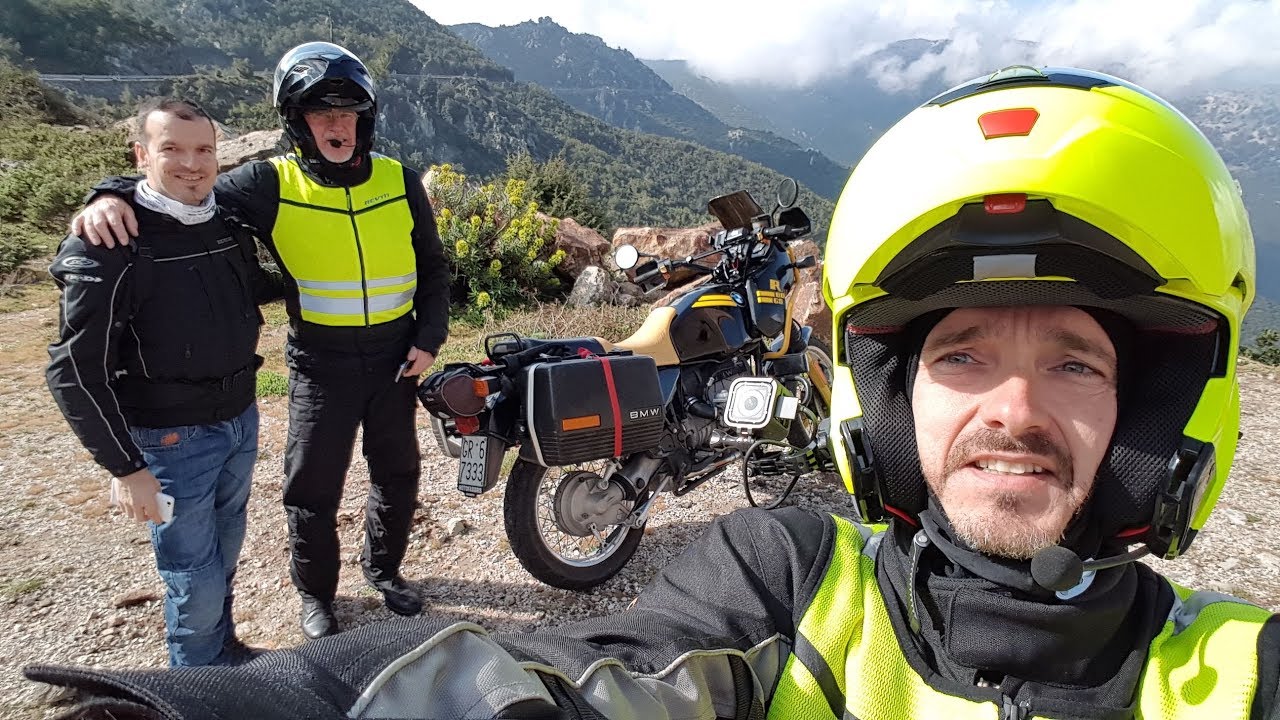 Sardegna Aprile 2017 in moto - Strada Foresta Girgini - sterrato e asfalto