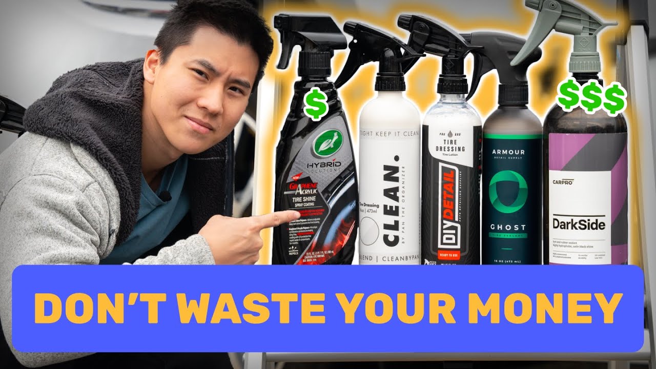 Top 5 Tire Shines TESTED | 1 Month Test Comparison
