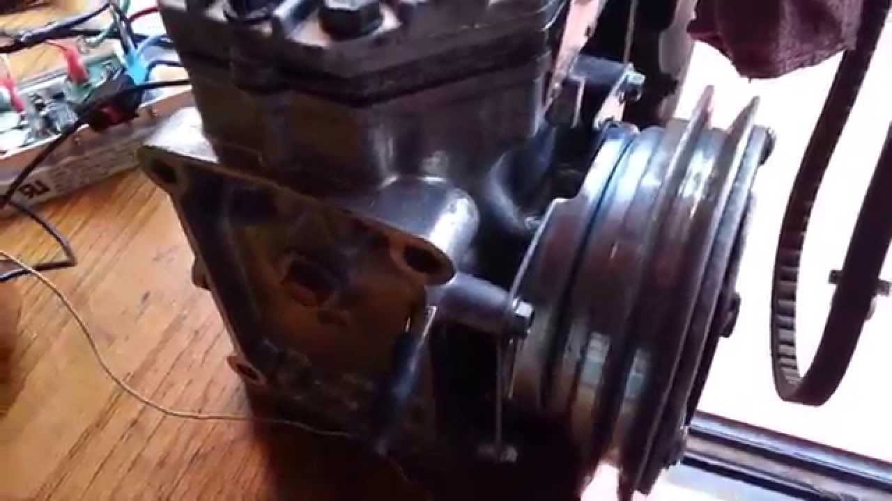 York A.C. Compressor for Pedal Powered Ice Machine