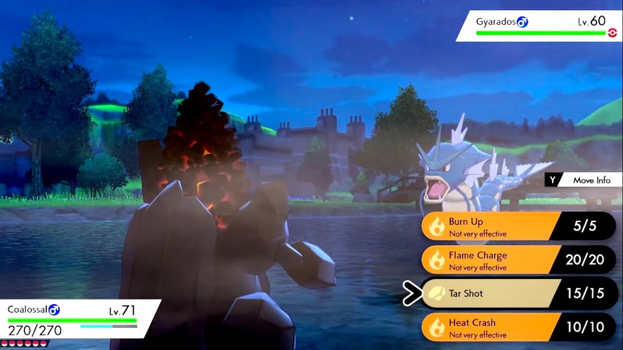 COALOSSAL - TAR SHOT (POKEMON SHIELD)