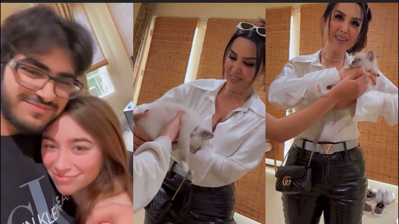 معاد جاب لحبيته كايلي كلب هدية😍شوفو رده فعل هند القحطاني أول مشافته🤣