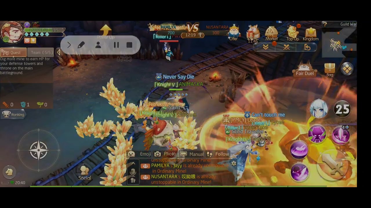 Tales of Wind: Radiant Rebirth - Guild War Gameplay PAMILYA VS. NUSANTARA