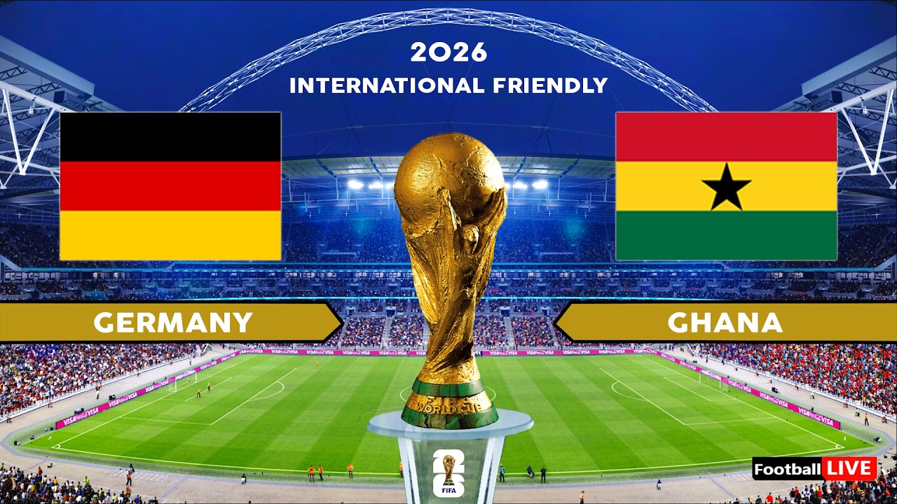 GERMANY vs GHANA - International Friendly 2026 | Full Match All Goals | Simulation PES