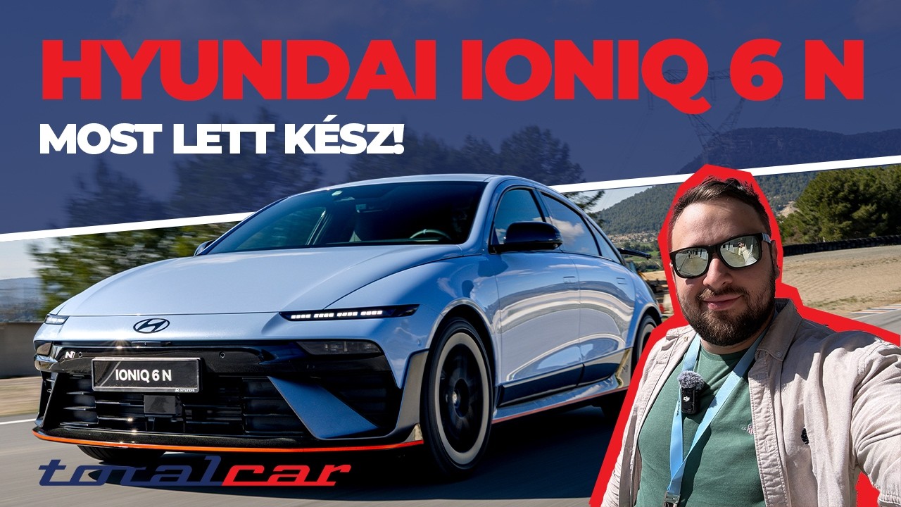 Ez az aut&oacute; most lett k&eacute;sz! &ndash; Hyundai Ioniq 6 N teszt versenyp&aacute;ly&aacute;n